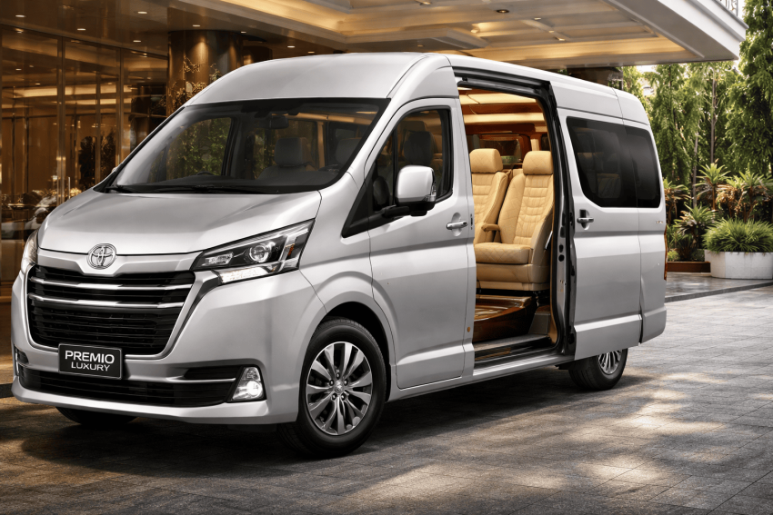 sewa hiace luxury